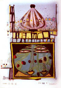 Hundertwasser - Homo Humus Come Va - 10,002 Nights - 06385